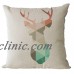 Simple Antler Cotton Linen Pillow Case Home Decor Sofa Office Car Cushion Cover   273301818398